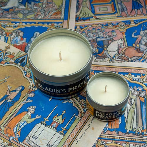 "PALADIN'S PRAYER" - FRAGRANCE GAMING CANDLE - FRANKINCENSE AND BERGAMOT
