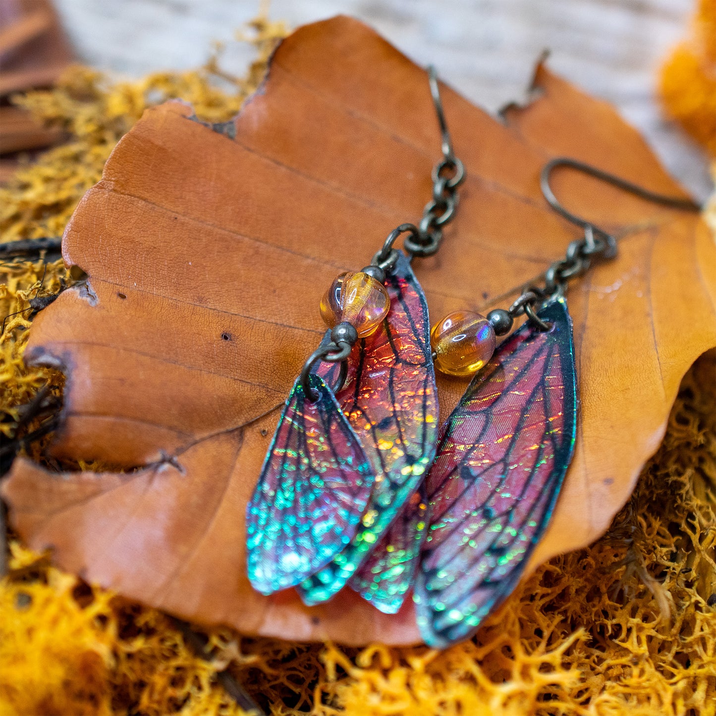“FAIRYTALE” – FAIRYWINGS JEWELRY SET – ANTIQUE BRONZE