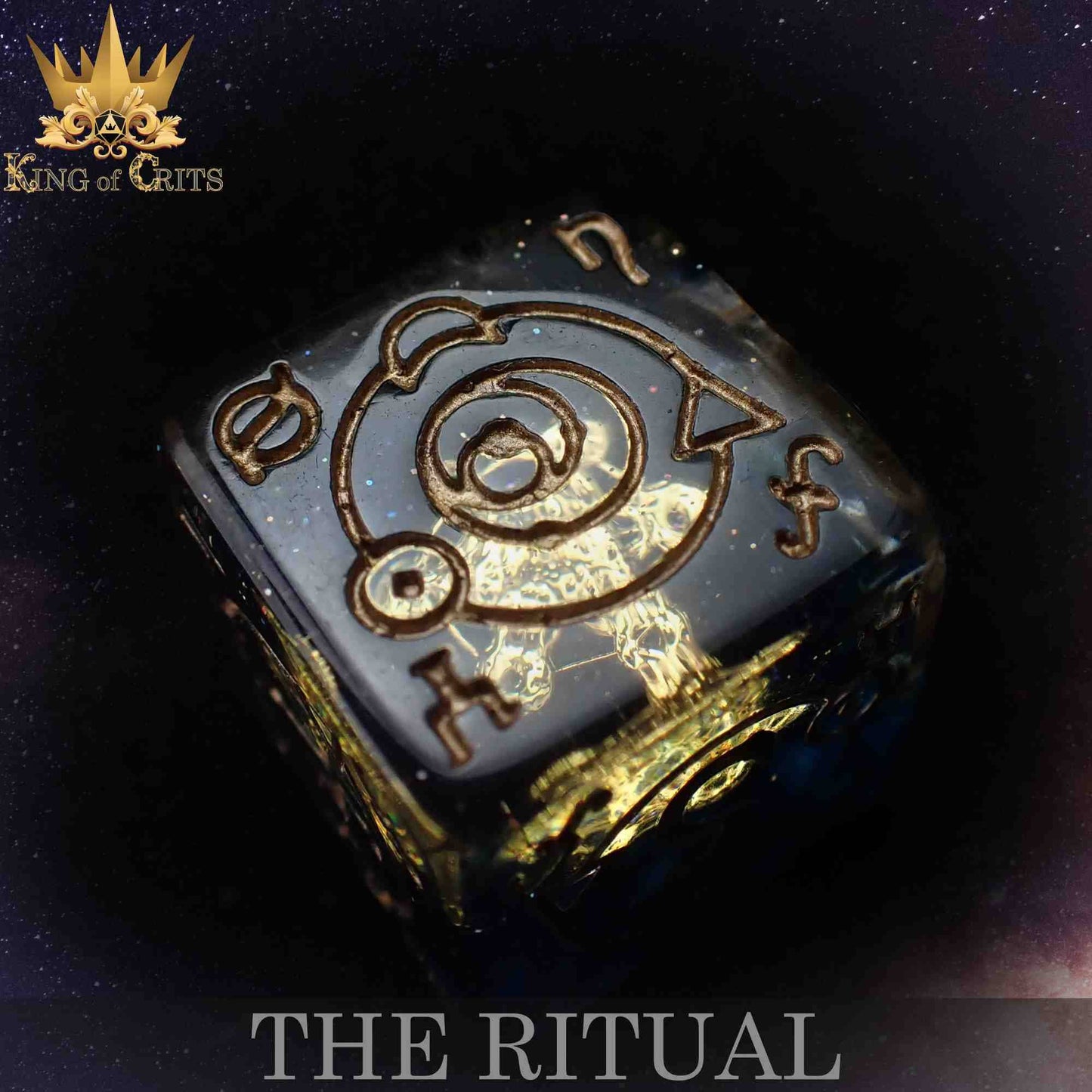"THE RITUAL" - RESIN DICE SET - KING OF CRITS ORIGINAL