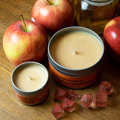 "HIGH ELF CIDER" - FRAGRANCE CANDLE - APPLE & MAPLE BURBON