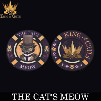 "THE CAT'S MEOW" - RESIN DICE SET - KING OF CRITS ORIGINAL