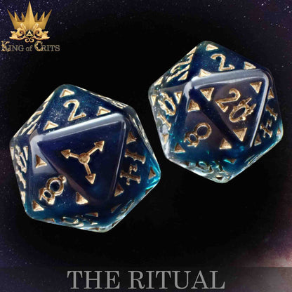 "THE RITUAL" - RESIN DICE SET - KING OF CRITS ORIGINAL