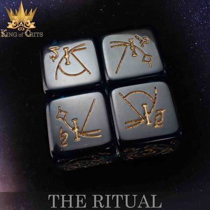 "THE RITUAL" - RESIN DICE SET - KING OF CRITS ORIGINAL