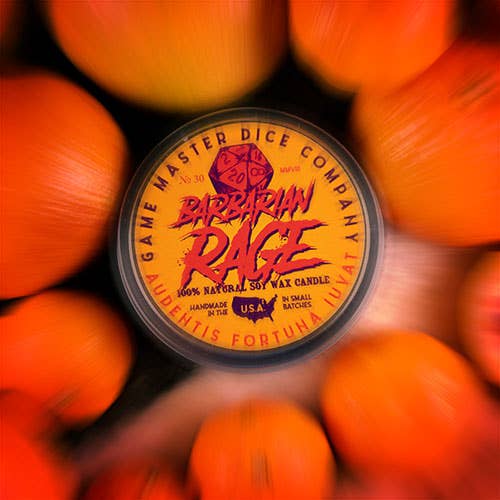"BARBARIAN RAGE" - IMMERSIVE SCENTED CANDLE - CEDAR & BERGAMOT