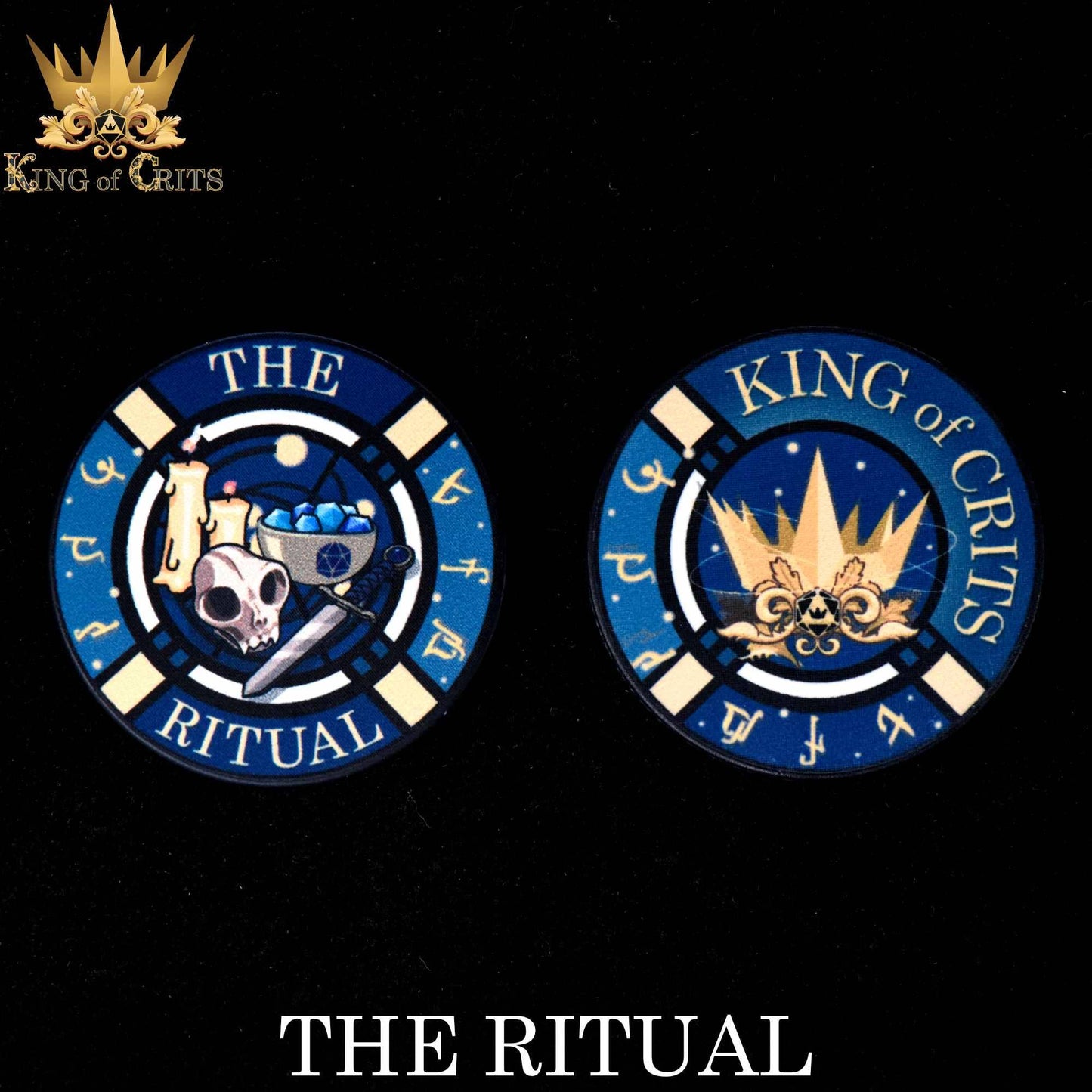 "THE RITUAL" - RESIN DICE SET - KING OF CRITS ORIGINAL