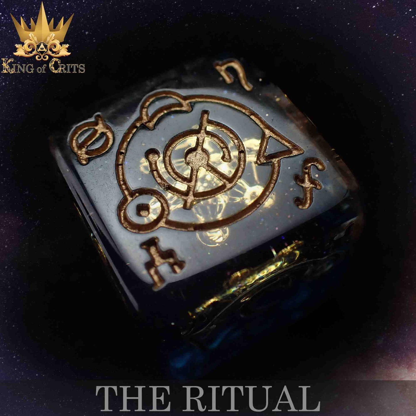 "THE RITUAL" - RESIN DICE SET - KING OF CRITS ORIGINAL