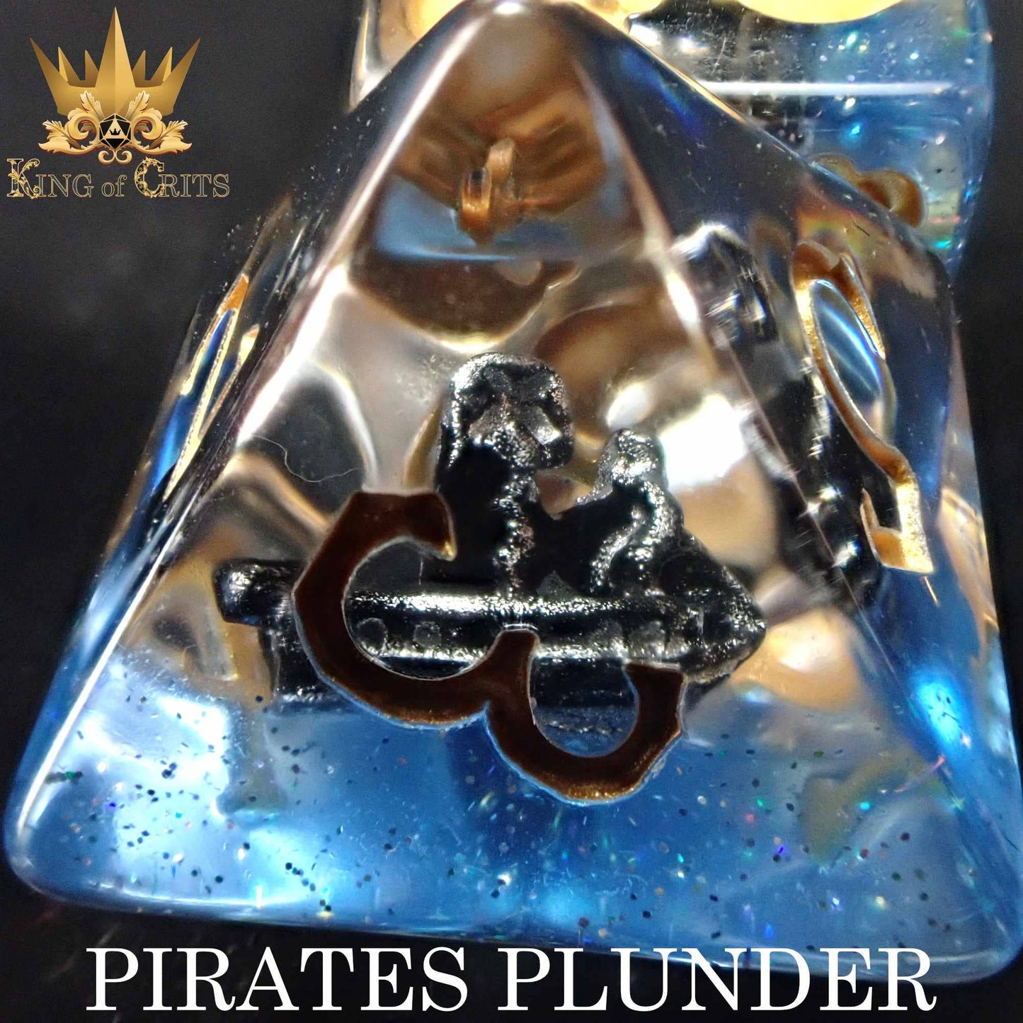 "PIRATE'S PLUNDER" - SWASHBUCKLER DICE SET - KING OF CRITS ORIGINAL