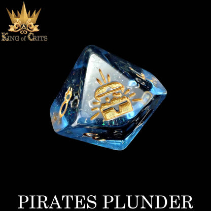 "PIRATE'S PLUNDER" - SWASHBUCKLER DICE SET - KING OF CRITS ORIGINAL