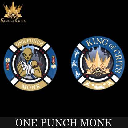 "ONE PUNCH MONK" - RESIN DICE SET - KING OF CRITS ORIGINAL