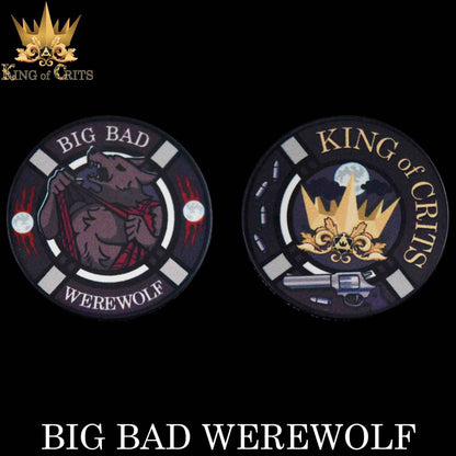 "BIG BAD WEREWOLF" - RESIN DICE SET - KING OF CRITS ORIGINAL