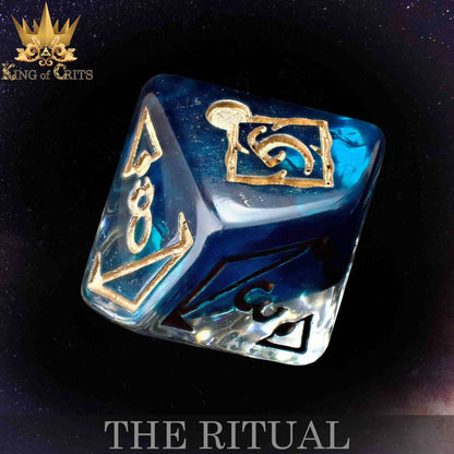 "THE RITUAL" - RESIN DICE SET - KING OF CRITS ORIGINAL