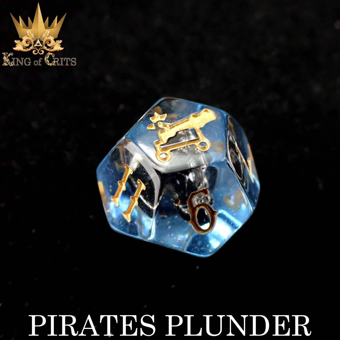 "PIRATE'S PLUNDER" - SWASHBUCKLER DICE SET - KING OF CRITS ORIGINAL