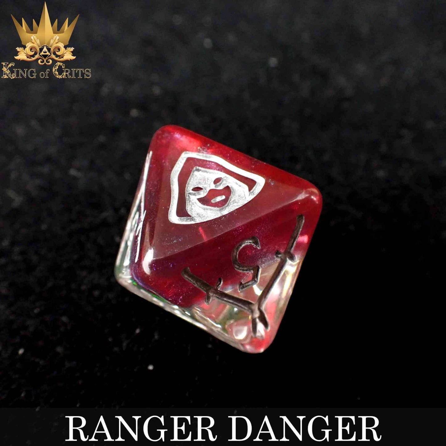 "RANGER DANGER" - HUNTER DICE SET - CING OF CRITS ORIGINAL