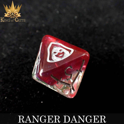 "RANGER DANGER" - HUNTER DICE SET - CING OF CRITS ORIGINAL