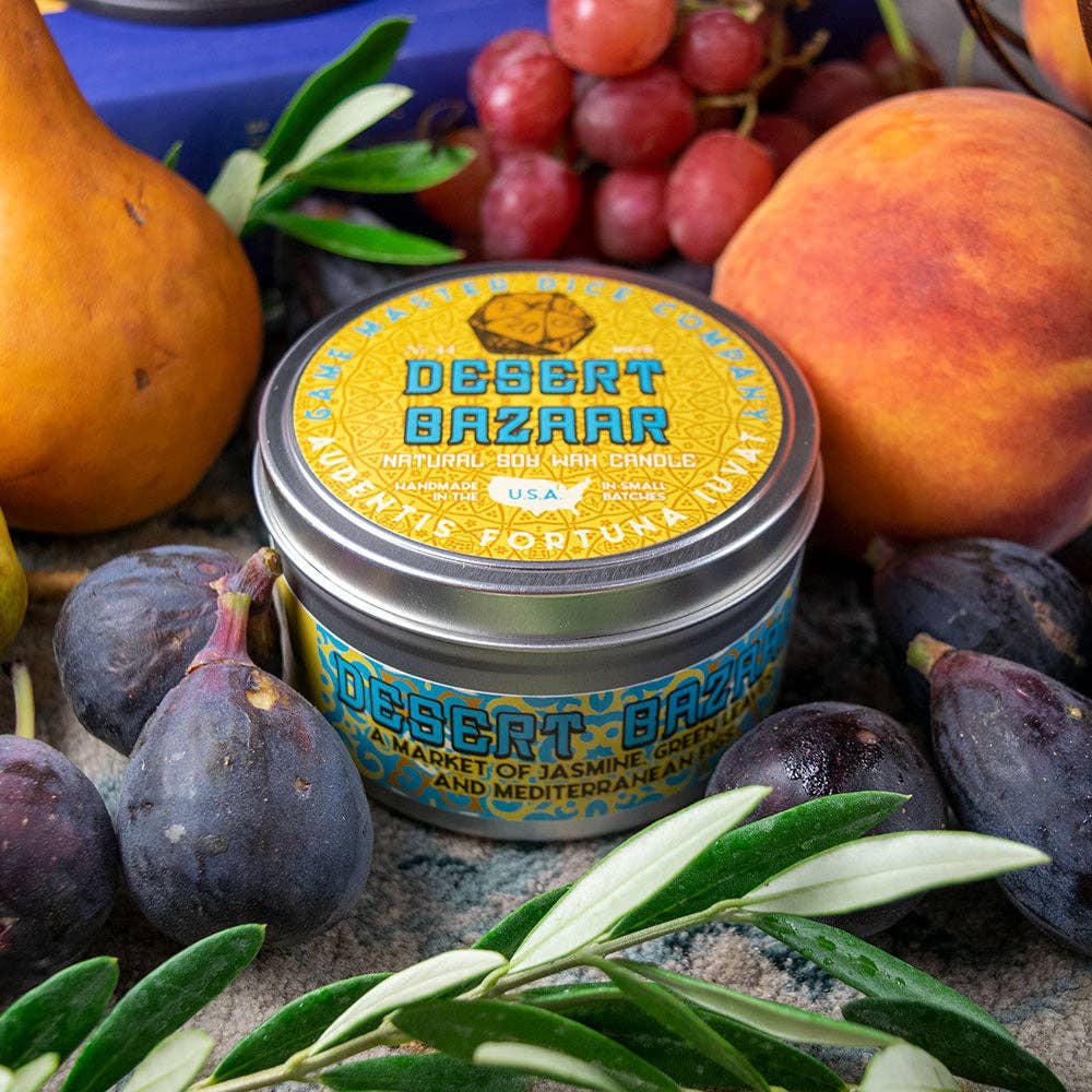 "DESERT BAZAAR" - IMMERSIVE GAMING CANDLE - FRUITS & FLOWERS