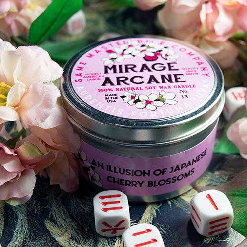 "MIRAGE ARCANE" - GAMING CANDLE - CHERRYBLOSSOM