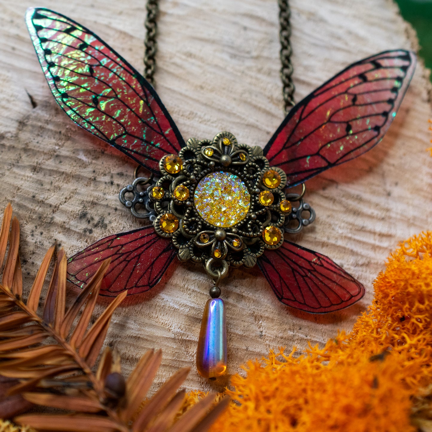 “FAIRYTALE” – FAIRYWINGS JEWELRY SET – ANTIQUE BRONZE