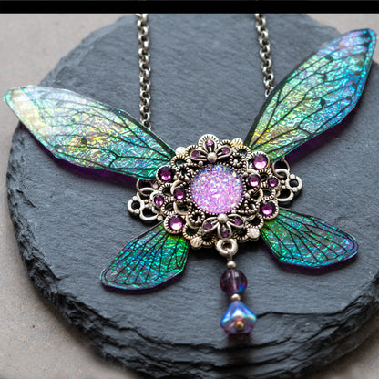 “FAIRYTALE” – FAIRYWINGS JEWELRY SET – ANTIQUE SILVER