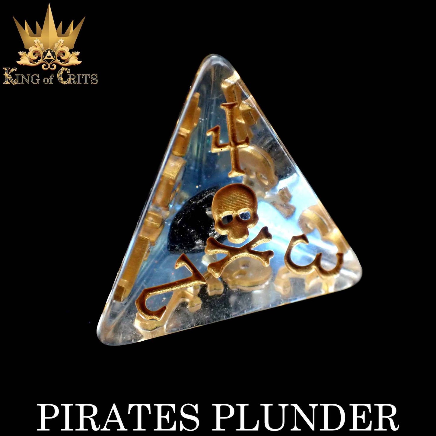 "PIRATE'S PLUNDER" - SWASHBUCKLER DICE SET - KING OF CRITS ORIGINAL