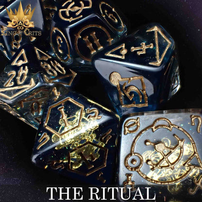 "THE RITUAL" - RESIN DICE SET - KING OF CRITS ORIGINAL