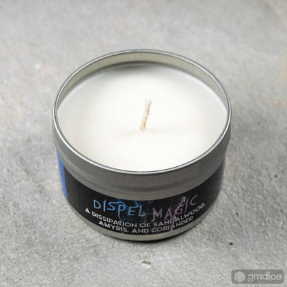 "DISPEL MAGIC" - IMMERSIVE GAMING CANDLE - MILD & EARTHY FRAGRANCE