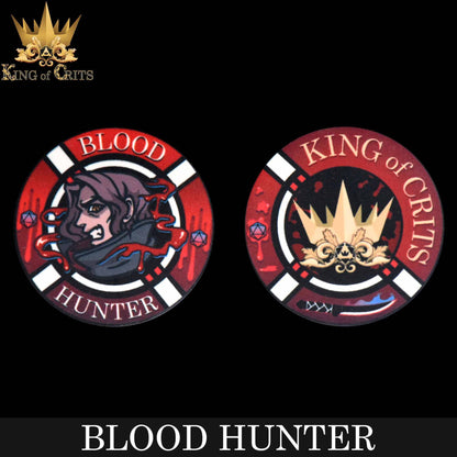 "BLOOD HUNTER" - 12 PIECE DICE SET - KING OF CRITS ORIGINAL