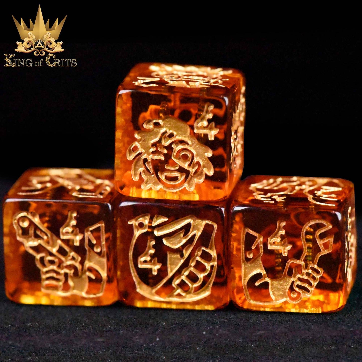 "ANCIENT ARTIFICER" - GEAR DICE SET - KING OF CRITS ORIGINAL