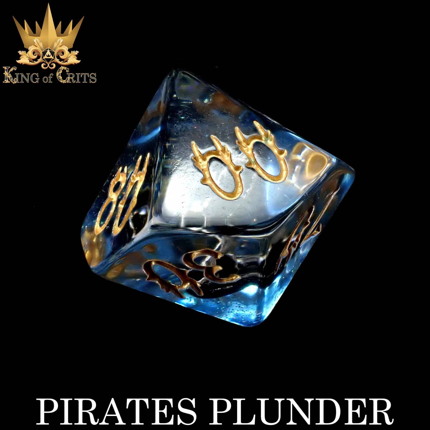 "PIRATE'S PLUNDER" - SWASHBUCKLER DICE SET - KING OF CRITS ORIGINAL