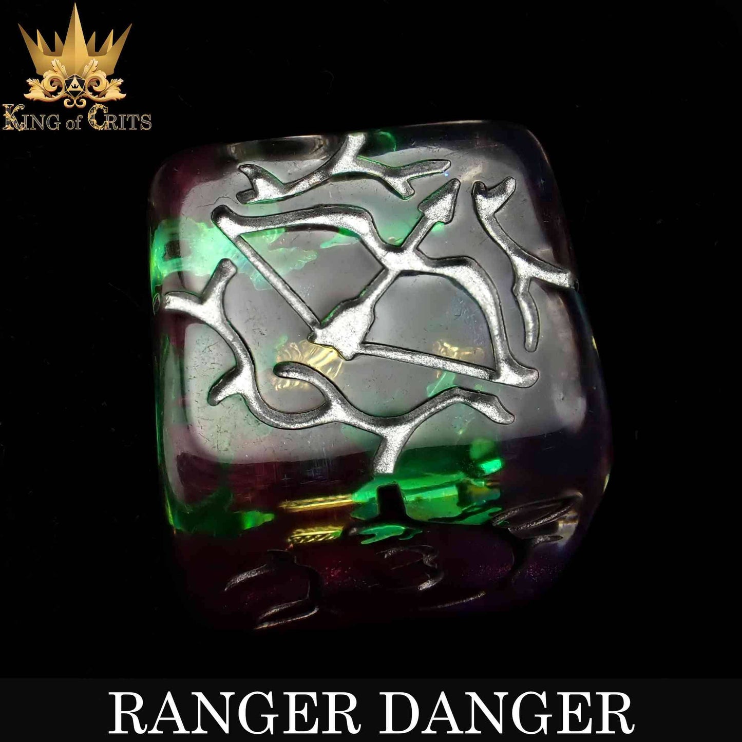"RANGER DANGER" - HUNTER DICE SET - CING OF CRITS ORIGINAL
