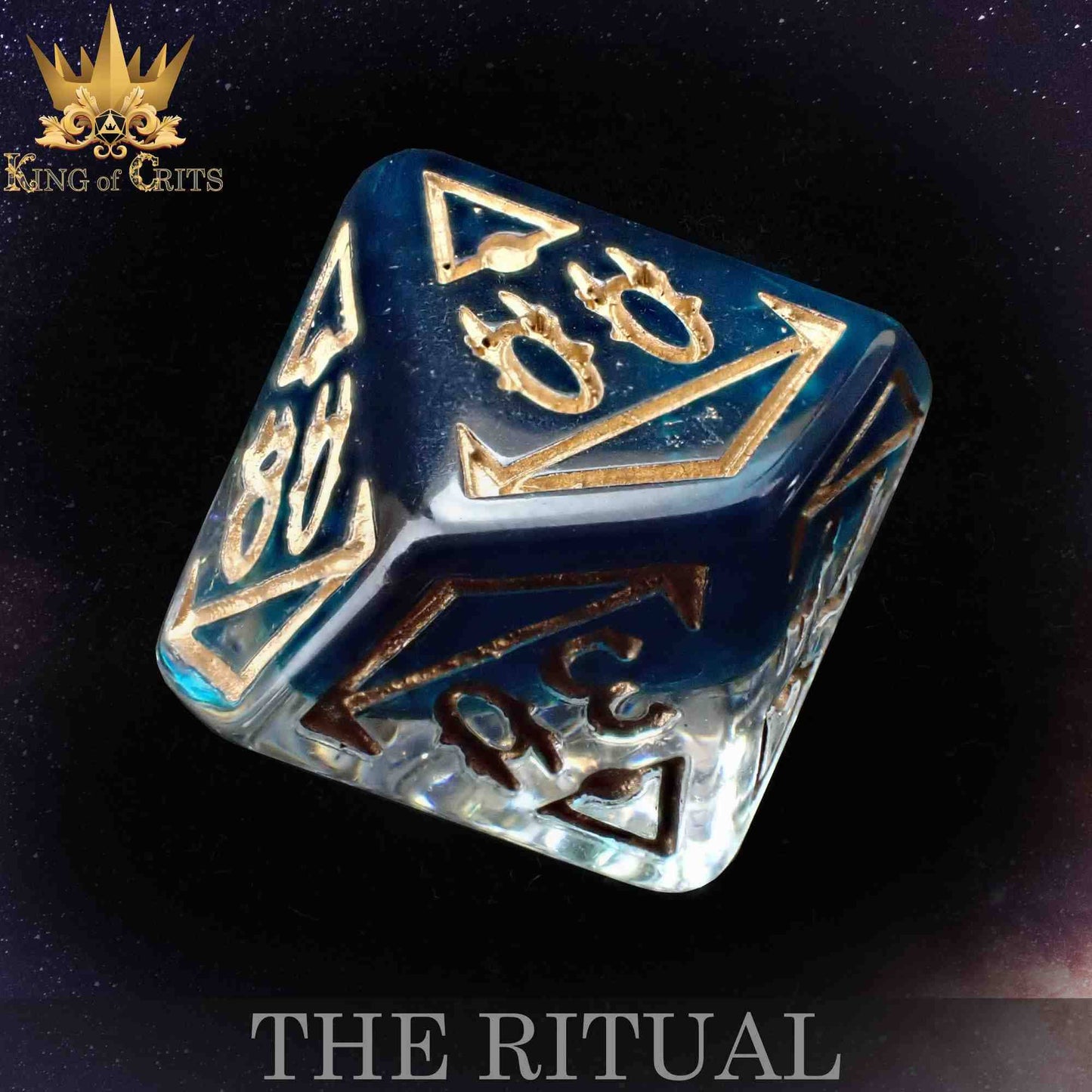 "THE RITUAL" - RESIN DICE SET - KING OF CRITS ORIGINAL