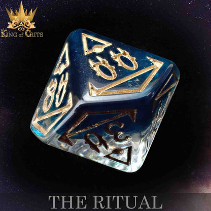 "THE RITUAL" - RESIN DICE SET - KING OF CRITS ORIGINAL