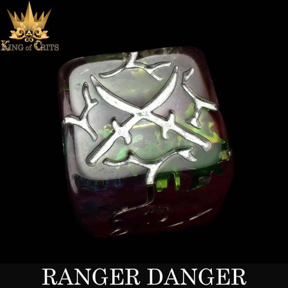 "RANGER DANGER" - HUNTER DICE SET - CING OF CRITS ORIGINAL