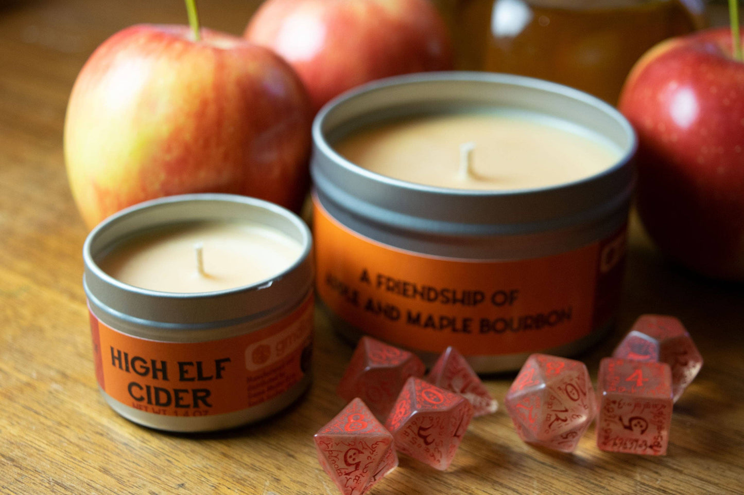 "HIGH ELF CIDER" - FRAGRANCE CANDLE - APPLE & MAPLE BURBON