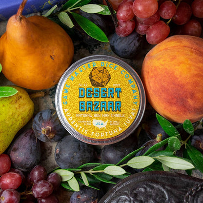 "DESERT BAZAAR" - IMMERSIVE GAMING CANDLE - FRUITS & FLOWERS