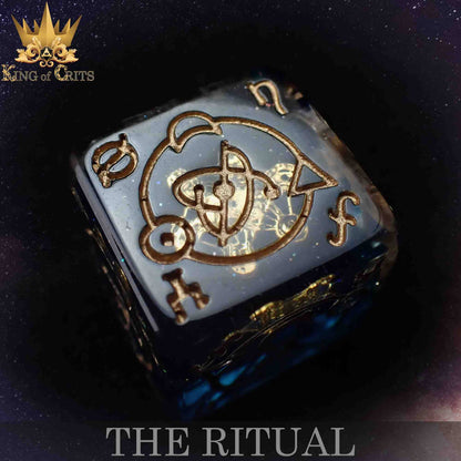 "THE RITUAL" - RESIN DICE SET - KING OF CRITS ORIGINAL