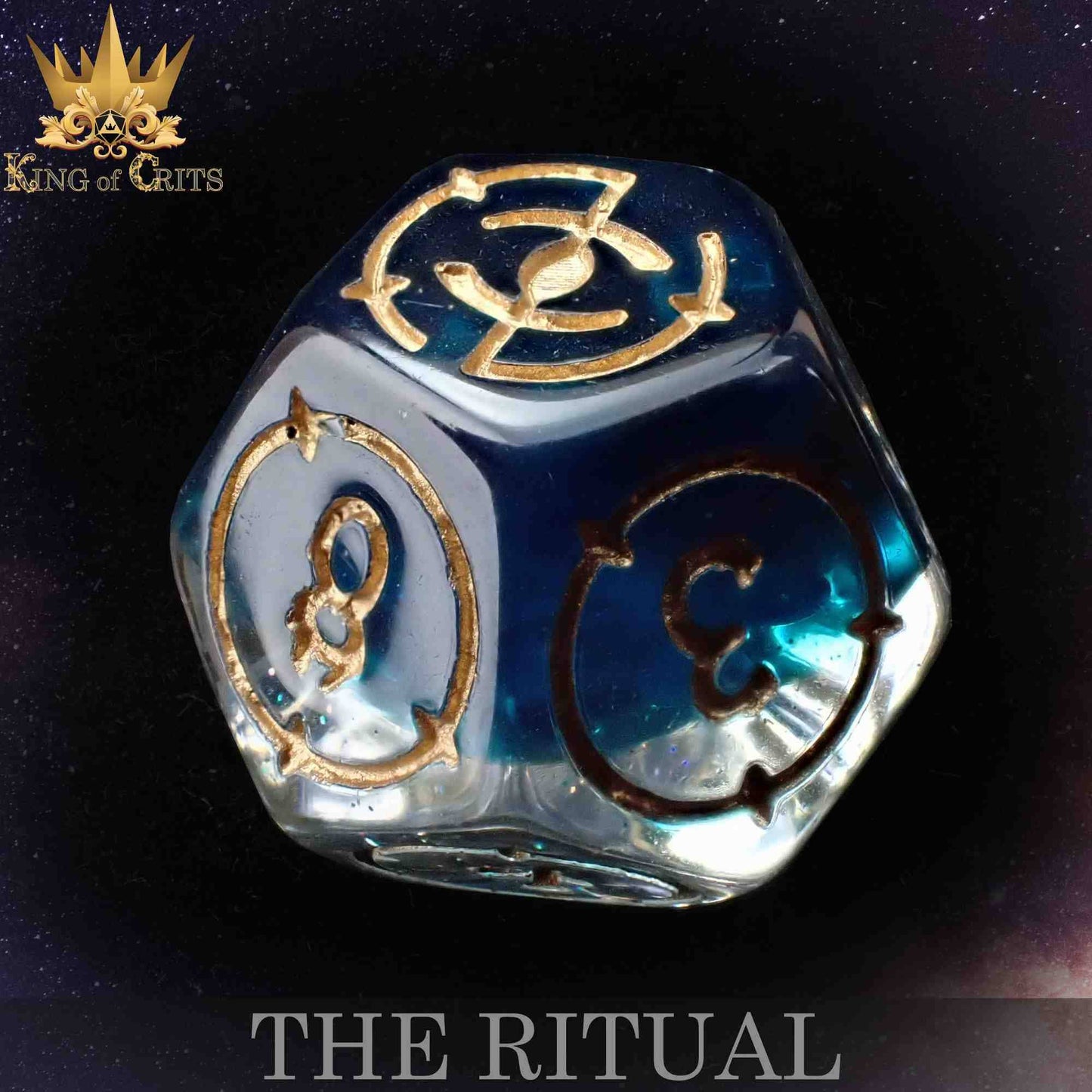 "THE RITUAL" - RESIN DICE SET - KING OF CRITS ORIGINAL